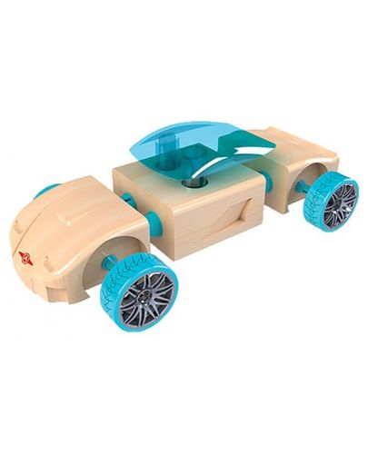 Сглобяема дървена кола Play Monster Automoblox - Mini C11 Nebulous - 3