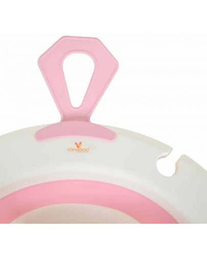 Сгъваема вана с дигитален термометър Cangaroo - Terra, pink - 7