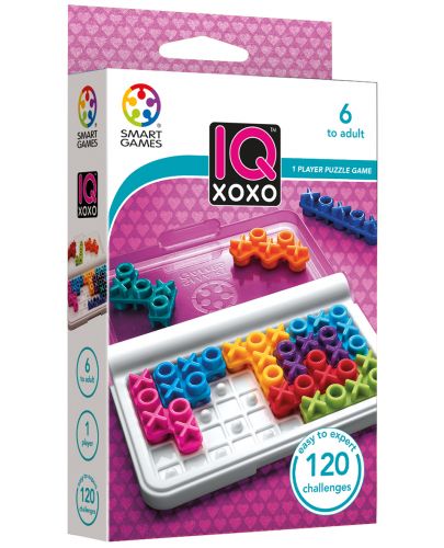 Детска логическа игра Smart Games Pocket IQ - IQ ХОХО - 1