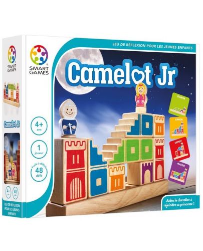 Детска логическа игра Smart Games Preschool Wood - Камелот - 1
