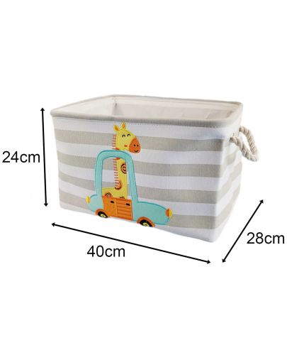 Сгъваема кутия за съхранение на играчки и дрехи Ginger Home - Жираф - 2
