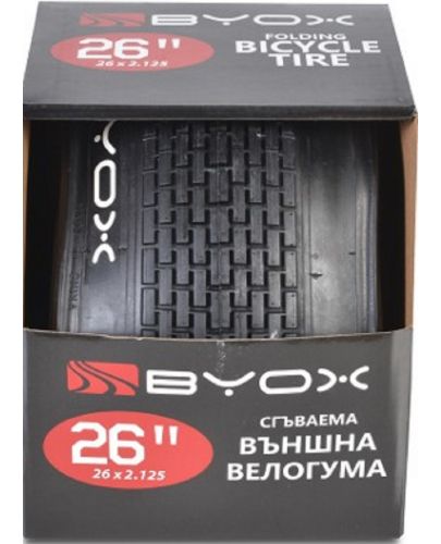 Сгъваема външна велогума Byox  - 26" x 2.125 - 1