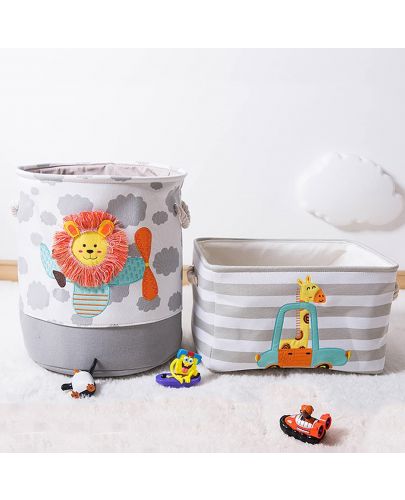Сгъваема кутия за съхранение на играчки и дрехи Ginger Home - Жираф - 6