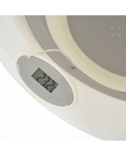 Сгъваема вана с дигитален термометър Cangaroo - Terra, grey - 5