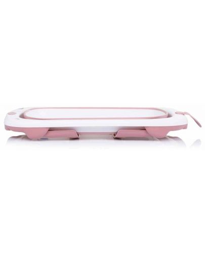 Сгъваема вана с термометър Chipolino - Корал, 87 cm, розова - 4