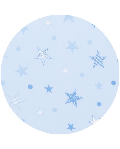 Сгъваем матрак Chipolino, 60 x 120 x 6 cm, атлантик със сини звезди - 4