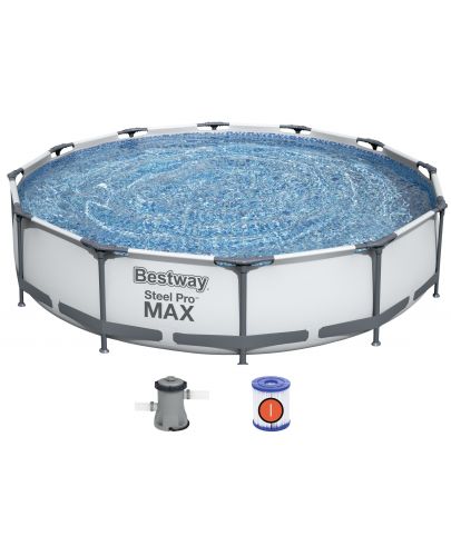 Сглобяем басейн Bestway - Steel Pro Max, 366 x 366 x 76 cm - 2