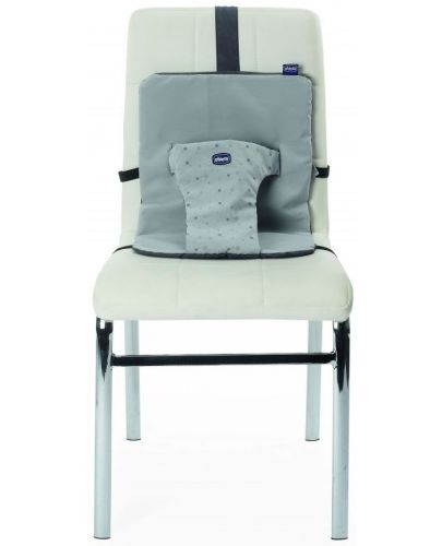 Сгъваема седалка за хранене Chicco - Wrappy, Grey - 1