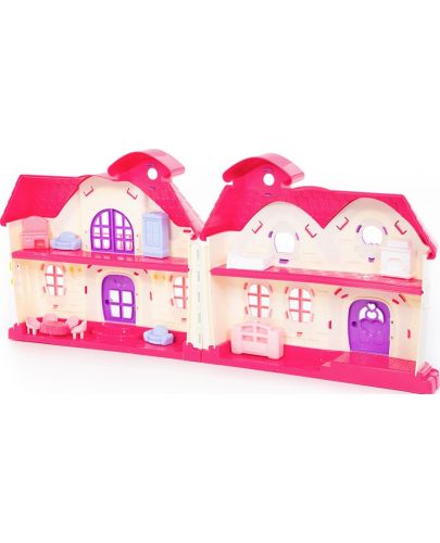 Сгъваема къща за кукли Polesie Toys, 12  части - 2