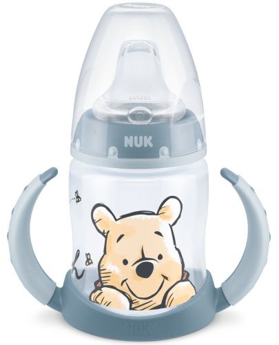 Шише за сок Nuk First Choice - Disney, 150 ml,  сиво, Мечо Пух - 1