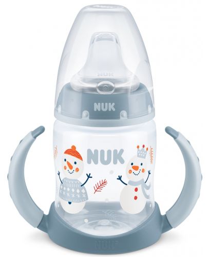 Шише за сок Nuk First Choice - Snow, 150 ml, сиво - 1