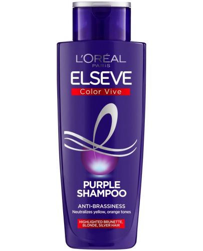 L'Oréal Elseve Шампоан Color Vive Purple, 200 ml - 1