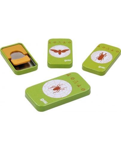 Детска играчка Goki - Щракащи насекоми, асортимент - 1