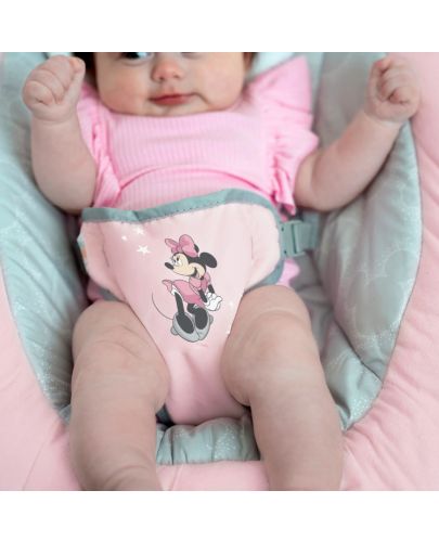 Шезлонг с музика и вибрации Bright Starts Disney Baby - Minnie Mouse - 5