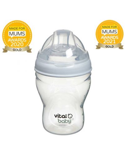 Шишета за хранене Vital Baby - Anti-Colic, 240 ml, 0+ месеца, 2 броя - 3