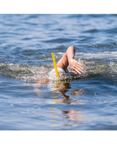 Шнорхел за техника и тренировка Finis - Swimmer's Snorkel, Yellow - 3