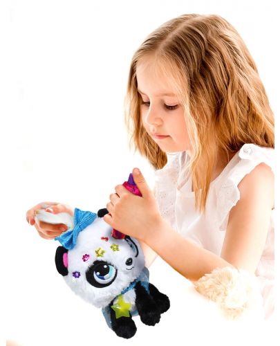 Плюшена играчка Shimmer Stars - Панда Пикси, с аксесоари - 9