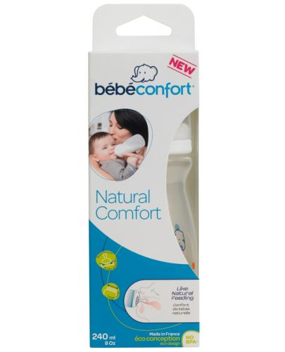 Шише Bebe Confort - Natural Comfort, 240 ml - 2