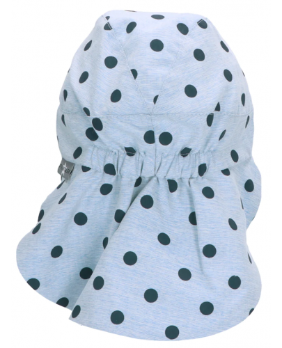 Шапка с UV 50+ защита Sterntaler - На точки, за момче, 51 cm, 18-24 месеца, синя - 4