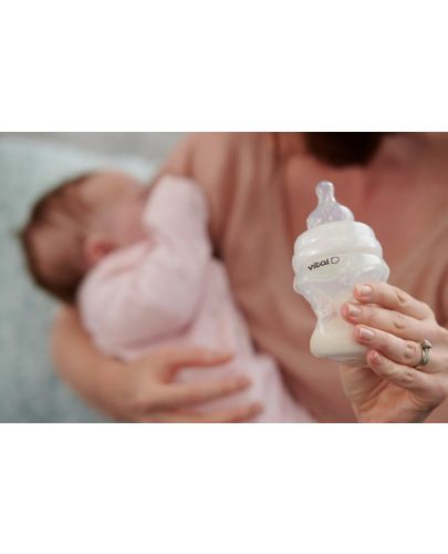 Силиконови биберони за подпомагане на храненето Vital Baby - 3+ месеца, 2 броя - 3