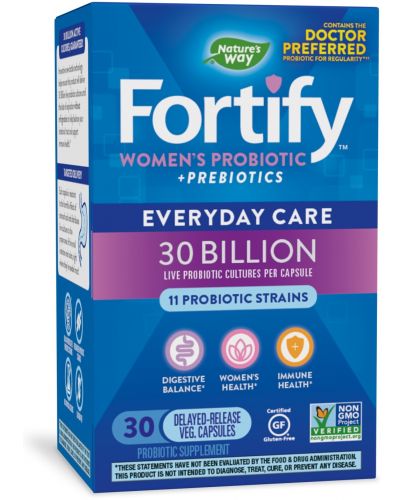 Fortify Everyday Care Women's Probiotic, 30 капсули, Nature's Way - 1