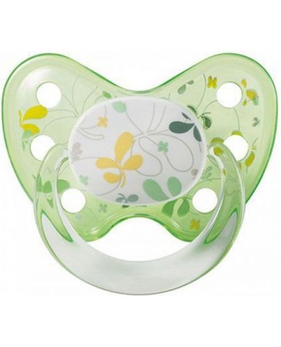 Baby Nova Залъгалка Dentistar - Art Силикон - ринг р-р 4, зелена - 1