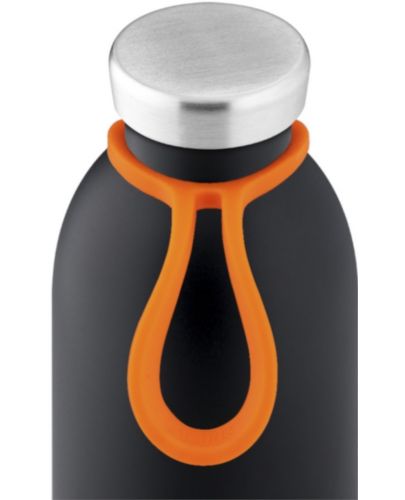 Силиконова връзка за бутилка 24Bottles - Оранжева - 3