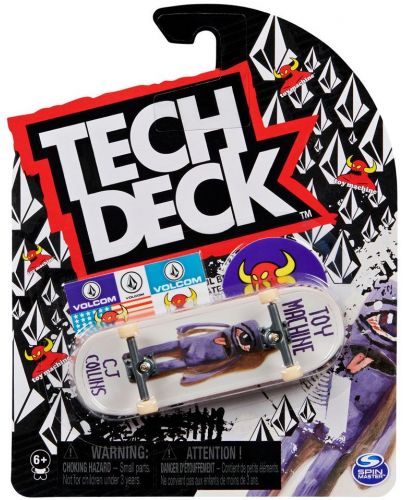 Скейтборд за пръсти Spin Master - Tech Deck, CJ Collins - 1