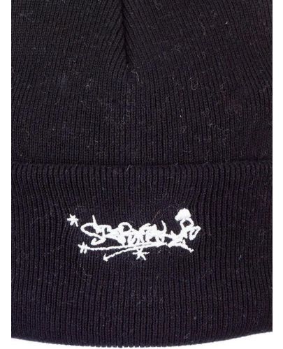 Скейтърска шапка от органичен памук Sterntaler - 55 cm, 4-6 години, черна - 3