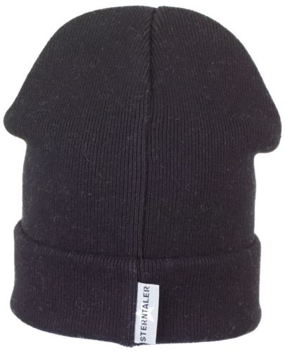 Скейтърска шапка от органичен памук Sterntaler - 55 cm, 4-6 години, черна - 2