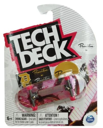 Скейтборд за пръсти Tech Deck - Primitive, розов - 1