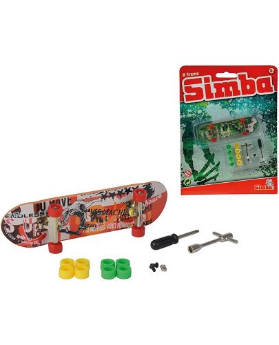 Скейтборд за пръсти Simba Toys, 9 cm - 1