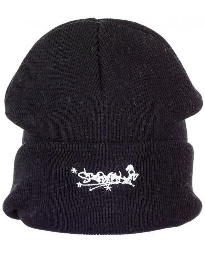Скейтърска шапка от органичен памук Sterntaler - 55 cm, 4-6 години, черна - 1