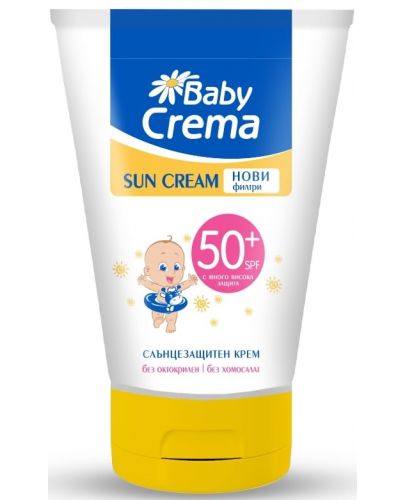 Слънцезащитен крем Baby Crema - SPF 50+, 100 ml - 1