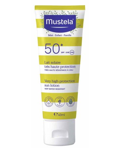 Слънцезащитен лосион за лице Mustela - SPF 50+, 40 ml - 1