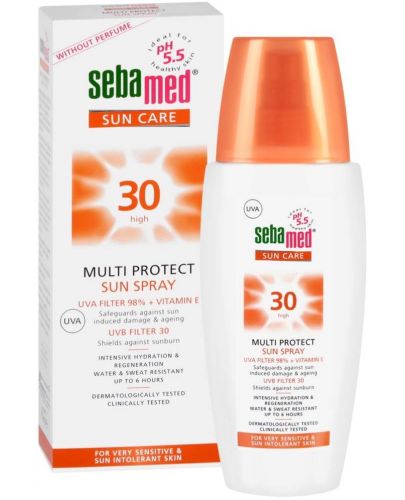 Слънцезащитен спрей SPF30 Sebamed, 150 ml - 1