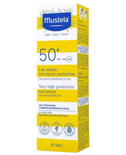 Слънцезащитен лосион за лице Mustela - SPF 50+, 40 ml - 2