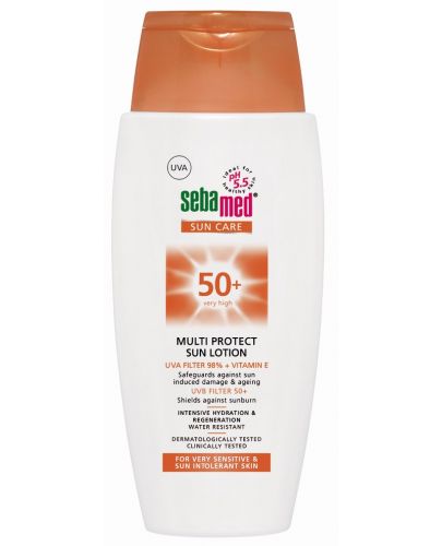 Слънцезащитен лосион SPF50+ Sebamed, без парфюм, 150 ml  - 1