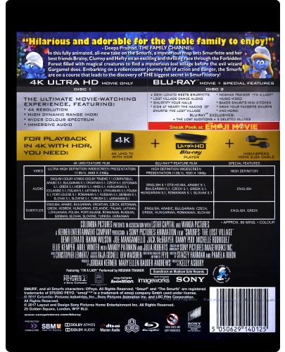 Смърфовете: Забравеното селце (4K UHD + Blu-Ray) - 4