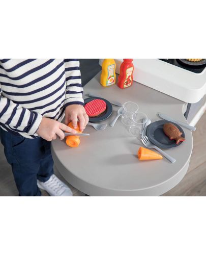 Интерактивна детска кухня Smoby Tefal Evolution - С аксесоари, ефект на кипене и звуци - 7