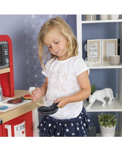 Интерактивна детска кухня Smoby Tefal Evolution Gourmet - С аксесоари, ефект на кипене и звуци - 7