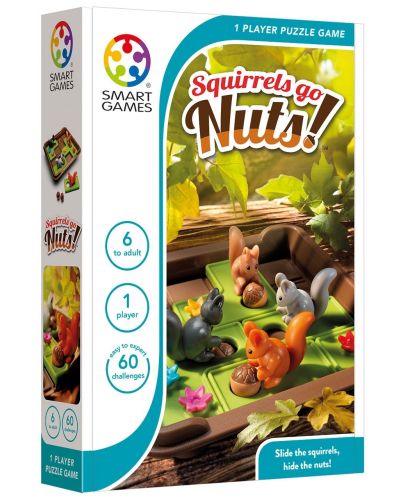 Детска игра Smart Games - Squirrels Go Nuts - 1