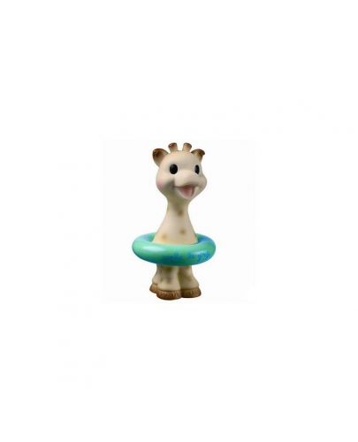 Sophie la Girafe Играчка за баня Жирафчето Софи със син пояс - 1