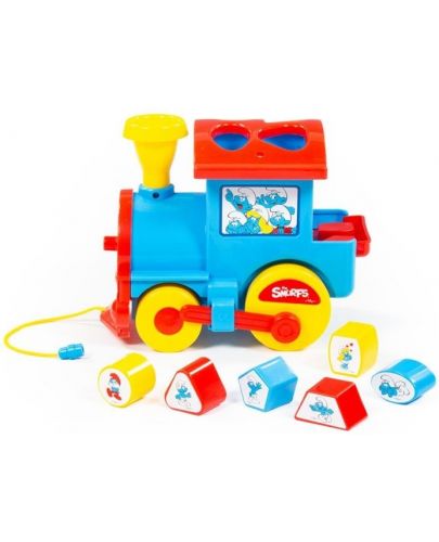 Сортер локомотив Polesie Toys - The Smurfs 64363 - 2