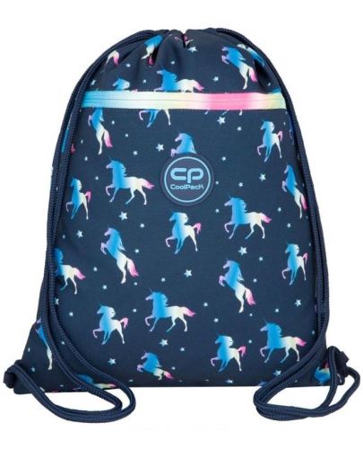 Спортна торба Cool Pack Blue Unicorn - Vert, за момиче - 1