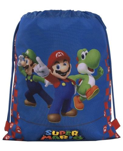 Спортна торба - Super Mario, с връзки - 1