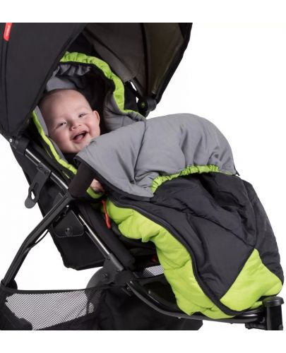 Чувал за детска количка Phil & Teds - Snuggle & Snooze, светлозелен - 7