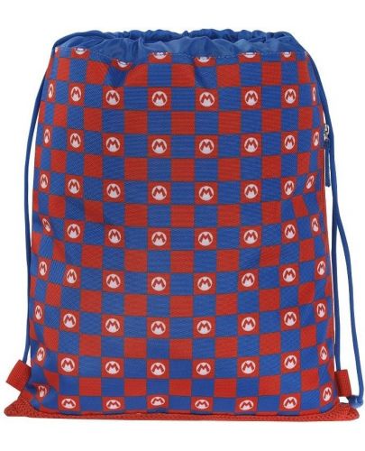Спортна торба - Super Mario, с връзки - 2