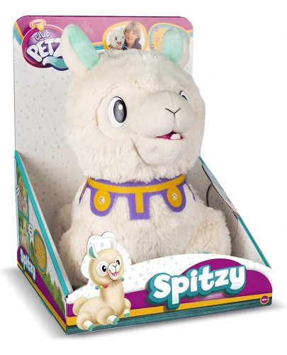Интерактивна плюшена играчка IMC Toys - Плюеща лама Spitzy - 2