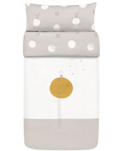 Спален комплект чаршафи 3 в 1 Baby Clic – Dreamer Grey, 60 х 120 cm - 1